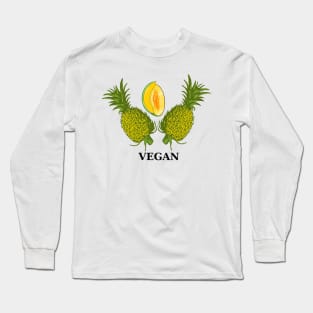 Vegan Design Long Sleeve T-Shirt